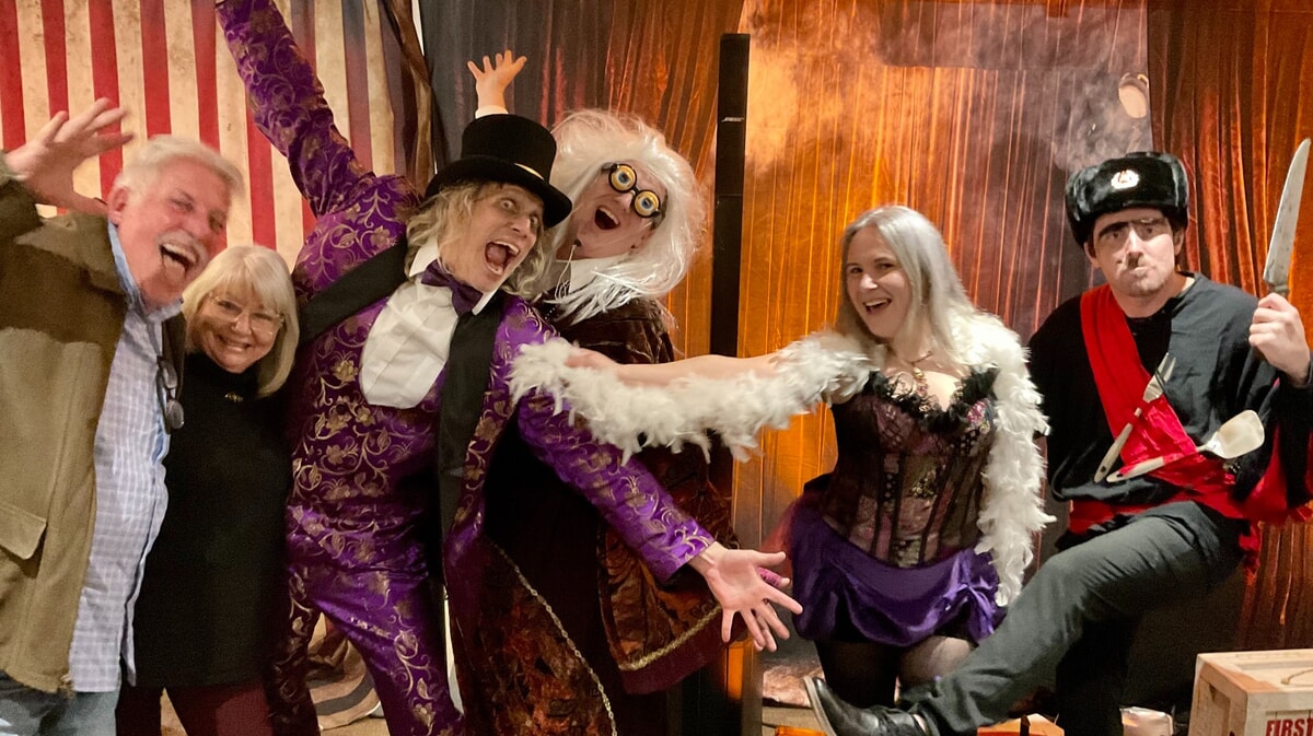 Audience captivated by an illusion-filled Harry Houdini murder mystery in Wyomissing, PA
