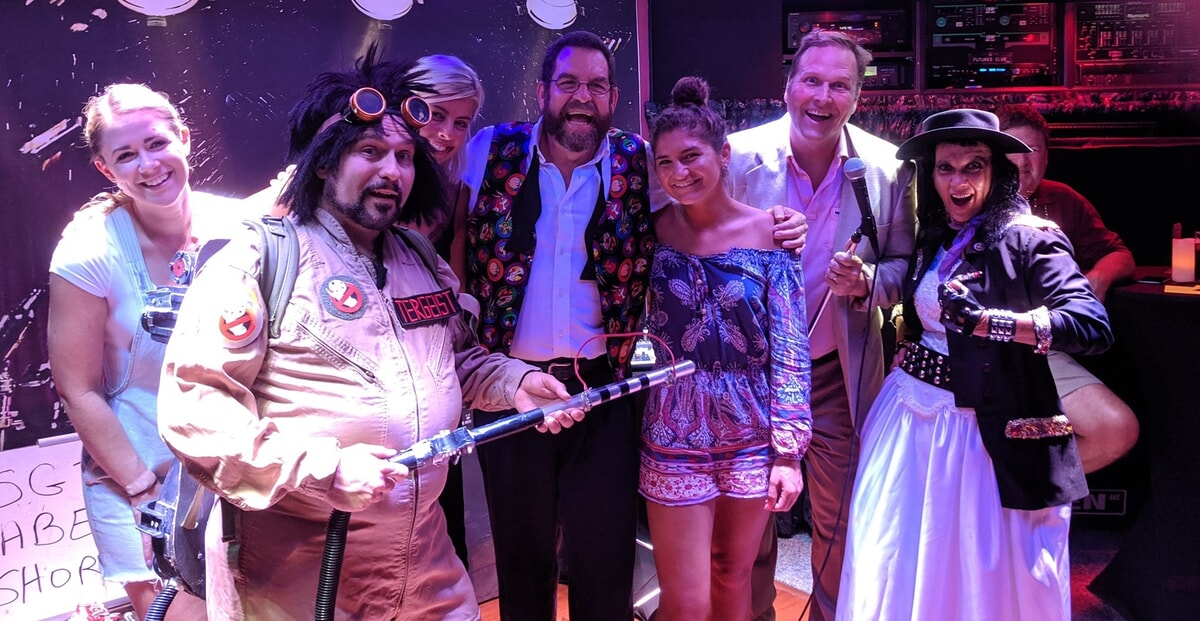 Big hair and bold drama during an 80’s murder mystery show in Landisville PA