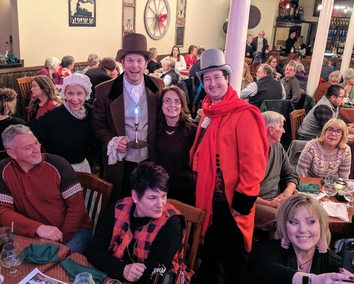 Holiday cheer meets suspense in a Scrooge and Christmas murder mystery