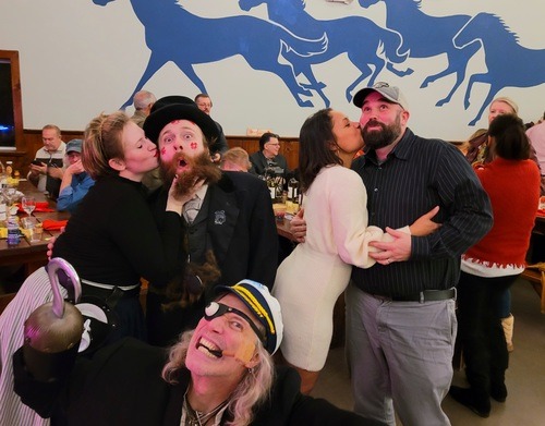 Audience participates in solving a Valentine's Day murder mystery with romantic twists